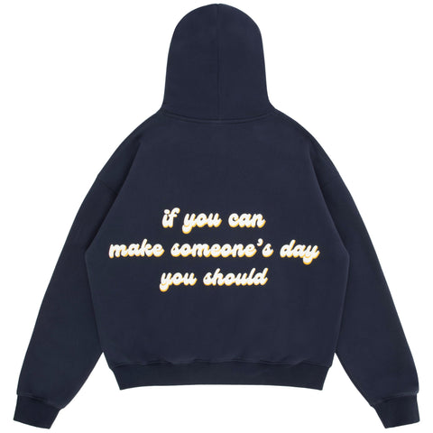 MAKE SOMEONE'S DAY HOODIE - NAVY