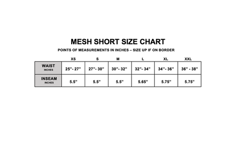 MESH SHORTS - BLACK